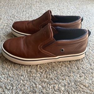 Boys Leather Nautica Loafers